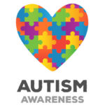 Digitally generated Autism awareness design vector