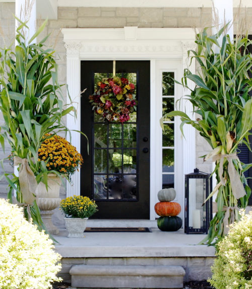 Pretty Autumn Porch 