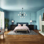 HGSW CCOTY 2022 shown in a bedroom with wall color Aleutian HGSW