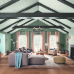 HGSW CCOTY 2022 shown in a living room with wall color Retreat,H